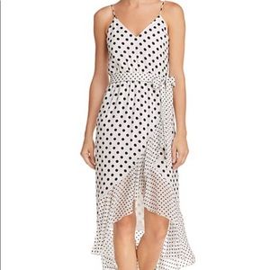 Alice + Olivia Polka Dot Faux Wrap Dress, 2